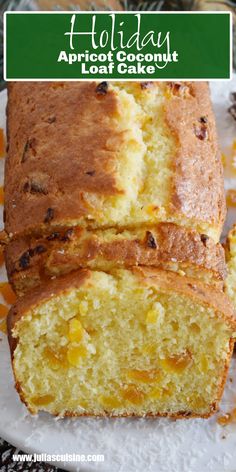 Apricot Coconut Loaf Cake White Chocolate Apricot Bread, Apricot Fruit Cake, Dried Apricots Recipes, Apricot Cake Recipe, Dried Apricot Recipes, Coconut Loaf Cake, Coconut Loaf, Nut Loaf