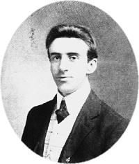 an old photo of a man in a suit and tie