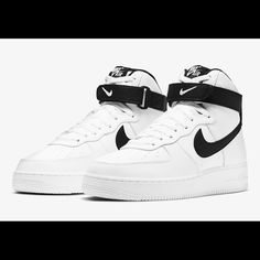 Nike Air Force 1 High Black White Nib Nike Air Force 1 High '07 Shoes White Black Ct2303-100 Men's Size 11.5 New Without Box. Ship With Usps Priority Mail. Zapatillas Nike Air Force, New Nike Air Force, Nike Air Force 1 High, Air Force 1 High, Winter Shoes For Women, Nike Air Force 1 07, Retro Men, Mens Nike Air, Snow Shoes