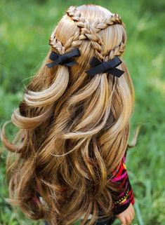 Diy Hairstyle, American Girl Doll Hairstyles, Gorgeous Braids, Pigtail Braids, Beautiful Braids, Crazy Hair Days, Easter Hair