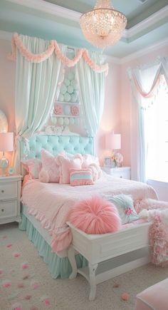 Girls Bedroom Ideas 4 Cute Girly Room, Enchanting Bedroom, Functional Bedroom, Girly Room Decor, Cool Room Designs, Bedroom Ideas Inspiration, Toddler Room Decor, Bathroom Decor Apartment, Girly Room