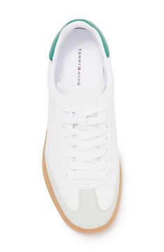 Clean-lined and crisp, this low-top sneaker is a forever-chic style that's as luxe as it is low-key. Lace-up style Synthetic upper/textile lining/synthetic sole Imported Tommy Hilfiger Lace-up Sneakers For Spring, Tommy Hilfiger Lace-up Sneakers, Tommy Hilfiger Sneakers For Spring, Trendy Tommy Hilfiger Sneakers For Spring, Trendy Tommy Hilfiger Synthetic Sneakers, Tommy Hilfiger Round Toe Sneakers For Spring, Trendy Tommy Hilfiger Low-top Sneakers, Top Sneakers Women, Low Key