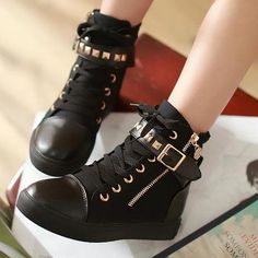 Home · Mileg · Online Store Powered by Storenvy White Women Sneakers, Walking In Heels, Skateboarding Shoes, Zippers Fashion, High Shoes, Sneakers Women, Women Sneakers, Canvas Shoes Women, Action Sports