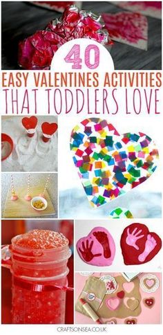 valentine's day activities for toddlers that are easy and fun to do with the kids