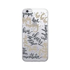 an iphone case with writing on the back and pink, black, and white background