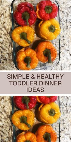 Discover 20 easy and healthy dinner ideas for toddlers, featuring delicious meals that encourage trying new foods and fun flavors. This pin utilizes two images to showcase colorful, appealing toddler-friendly dishes.