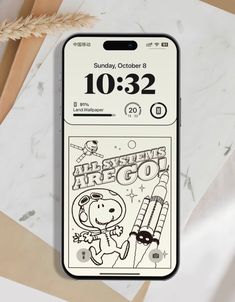 an iphone case with the cartoon character snoop on it