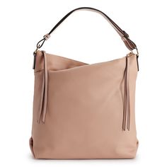 Tote your belongings in a chic way with this Mellow World Robyn hobo bag. HANDBAG DETAILS 14"H x 17"W x 5.5"D Adjustable shoulder strap Shoulder strap drop length: 13.5 in. - 23 in. Triple entry Gold-tone hardware Zipper closure Protective metal feet Interior: 2 slip pockets, 1 zip pocket Exterior: 1 zip pocketCONSTRUCTION & CARE Body: faux leather Lining: polyester Spot clean, wipe clean Imported Size: One Size. Color: Pink. Gender: female. Age Group: adult. Modern Hobo Bag With Adjustable Handle, Modern Hobo Satchel Bag With Adjustable Handle, Versatile Hobo Bag With Double Adjustable Handle, Versatile Hobo Bag With Adjustable Double Handle, Modern Satchel Hobo Bag With Adjustable Handle, Modern Hobo Bag With Adjustable Handle And Satchel Shape, Versatile Double Handle Hobo Bag With Adjustable Handle, Modern Hobo Bag Tote With Adjustable Handle, Modern Hobo Tote Bag With Adjustable Handle