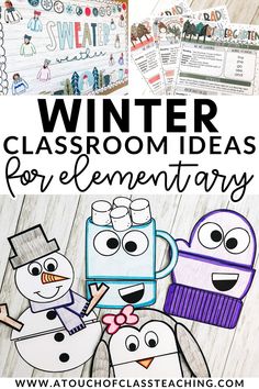 winter classroom ideas for elementary and middle school students