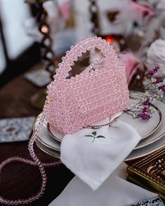 Small handmade crystal bag made in Latvia. Pink Crystal Embellished Party Evening Bag, Swavorski Diamond Encrusted Pink Crystal Evening Handbags, Pink Handheld Bag With Rhinestones, Pink Rhinestone Handheld Bag, Luxury Pink Hand-embellished Bag, Bridesmaid Gift Bags, Crystal Bags, Bridesmaid Bags, Bags Purses