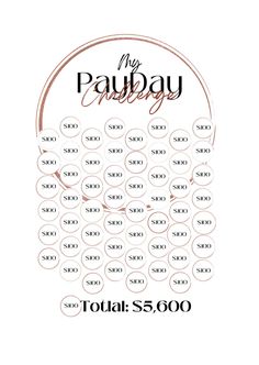 an image of a calendar with the words payday on it and numbers in red