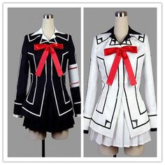 Description   Size Chart       Note: Pls check item size chart and delivery date before ordering.   
 
Includes:    ・As the pictures shown       
      Materials:    ・Uniform, pure cotton and so on.   Vampire Knight/ Yuuki Cross/ Cosplay Costume/ Yuki Kuran/ Black and White Uniform/ Yuki Uniform/ Yuki Full Set/ Halloween Costumes/ Comic-con/ Japanese Anime/ Party/ Women/     HOW TO ORDER THE CORRECT SIZE FROM COSFUN:  1) Our costumes are made in a variety of different materials White Harajuku School Costume, White Fitted School Costume, Fitted White School Costume, Anime Cosplay Costume With Long Sleeves, White Anime Costume For School, Fitted Anime School Costume, Fitted Long Sleeve Anime Cosplay Costume, White Anime School Costume, White Anime Style School Costume