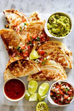 Leftover Turkey Quesadillas Mexican Quesadilla, Italian Recipes Appetizers, Holiday Turkey, Spicy Salsa, Quesadilla Recipes, Red Rice, Chicken Quesadillas, Leftover Turkey, Sausage Pasta