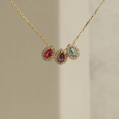 This beautiful Custom Birthstone Necklace is the perfect gift for Mom or Grandma or your Wife. Featuring customizable birthstones, this stunning necklace is a heartfelt symbol of love and family. Crafted with high-quality materials such as Silver, 14K Gold Filled, and 14K Rose Gold Filled, it's the perfect choice for a Christmas Gift or a special Mother's Day surprise. Celebrate the special bond between loved ones with this meaningful and timeless piece of Birthstone Jewelry. We offer great rang Elegant Cubic Zirconia Necklace For Birthday, 14k Gold Birthstone Necklace With 17 Jewels, 14k Gold Teardrop Pendant Necklace For Anniversary, Fine Jewelry Teardrop Birthstone Necklace, Teardrop Birthstone Necklace In Fine Jewelry, Teardrop Birthstone Necklace Fine Jewelry, Elegant 14k Gold Birthstone Necklace For Birthday, Gift Multi-stone Birthstone Pendant Necklace, Multi-stone Birthstone Pendant Necklace Gift