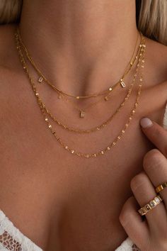 #necklace #jewelry Gold Girl, Best Friend Jewelry, Gold Aesthetic, Jewelry Fashion Trends, Girl Jewelry