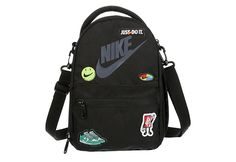 Nike Unisex Patch Lunch Tote Nike Utility Backpack, Nike Nylon Backpack, Nike Lunch Bags, Nike Functional Black Backpack, Black Nike Bag With Adjustable Strap, Lunch Room, Black Nike, Lunch Tote, Rack Room