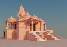 Temple Elevation, Odisha Temple, Temple Cartoon, Ganpati Art, Village Scene Drawing, Arch Designs For Hall, Free Green Screen Backgrounds, Temple Drawing, Modern Restaurant Design