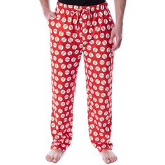 These are officially licensed DC Comic Flash pajama pants! The Flash is one of the founding members of the superhero team, the Justice League, and the self-proclaimed fastest man in the world. If you're a fan of DC Comics or the Flash in general, you'll love these high-quality pajama pants! They feature a detailed all-over pattern of his classic red and yellow Flash lightning logo designs. They are made of a soft 100percent polyester fabric. They have an impressive size range available from Smal The Flash Lightning Bolt, The Flash Lightning, Flash Lightning Bolt, Flash Lightning, Mens Pyjama Bottoms, Yellow Flash, Lightning Logo, Flash Logo, Pajamas Christmas