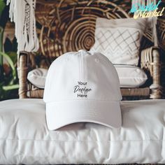 🧢✨ White Cap Mockup - Showcase Your Brand with Style! ✨🎨 Make your brand stand out with our White Cap Mockup, a digital product designed to help you display your logo, artwork, or custom designs on a sleek and stylish white cap. Whether you're a designer, entrepreneur, or marketer, this mockup provides the perfect platform to showcase your creativity and elevate your brand identity. Please note that this is a digital product; no physical item will be shipped. Once your payment is confirmed, yo White Cotton Snapback Hat For Sports Events, White Cotton Hats For Sports Events, Customizable Cotton Trucker Hat With Curved Bill, Customizable Cotton Dad Hat, Customizable Cotton Flat Bill Trucker Hat, Customizable Casual Cotton Dad Hat, Casual Customizable Cotton Dad Hat, Customizable Cotton Snapback Dad Hat, Customizable White Trucker Hat For Streetwear