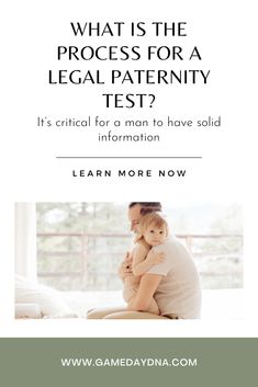 a woman holding a baby with the text what is the process for a legal pattern test?