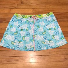 Floral Print, Length 16” Tropical 2000s, Y2k Denim Skirt, Tropical Aesthetic, Girls Denim Skirts, Fabulous Outfits, Mini Denim Skirt, Blue Jean Skirt, Pink Barbie, Swim Skirt