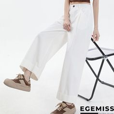 Casual Cotton Pockets Loose Pants Summer Chinos With Pockets, Casual High-waisted Chinos, Summer Ankle-length Work Pants With Pockets, Casual High-waisted Summer Work Pants, Summer Casual High-waisted Work Pants, Summer Cotton Work Pants, Ankle-length, Summer Straight Leg Work Pants With Pockets, Summer Work Pants With Pockets And Relaxed Fit, Summer Wide Leg Chinos With Pockets