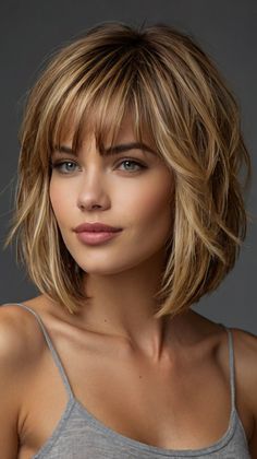 Leonardo Kino XL Trendy Medium Haircuts for Women 0 Short Mum Hair, Botox Bob Haircut, Women’s Haircuts Medium Length, Haircut Ideas For Medium Hair, Soft Shag Haircut, Medium Haircuts For Women, Color 2025, Textured Bobs, Shoulder Length Hairstyles