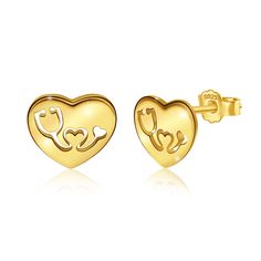 PRICES MAY VARY. Title: Nurse Earrings for Women Sterling Silver Stethoscope Stud Earrings With Heart Medical Post Elegant Minimalist Jewelry for Practitioner Rn Doctor Student Gifts for Nurses Day Birthday. Product Type: Departments > Women > Jewelry > Earrings > Stud Medical Post, Nurse Earrings, Doctor Student, Heart Medical, Gifts For Nurses, Nurses Day, Earrings Stud, Student Gifts, Nurse Gifts