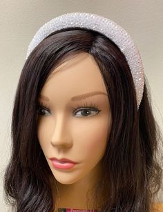 Beaded Plus Headbands -super comfortable to wear for long hours -fashionable & fun Available Colors: -Clear -Black -Navy -Beige -Multi  -Silver Hair Jewellery, Long Hours, Hair Bands, Pricing Jewelry, Chicago Il, Hair Band, Hair Jewelry, Black And Navy, Beauty Book