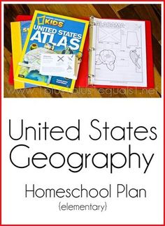 the united states geography homeschool plan