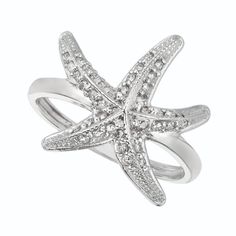 0.35 Ct Natural Round Cut Diamond Starfish Ring G Si 14k White Gold 100% Natural Diamonds, Not Enhanced In Any Way Diamond Ring 0.35ct G-H Si 14k White Gold Pave Style 3.20 Grams 11/16 Inch In Width Size 7 38 Diamonds R6885wd Cartier Love Band, Cartier Love Wedding Band, Starfish Ring, Pear Wedding Ring, Beautiful Wedding Rings, Large Jar, Curved Wedding Band, Jar Candle, Diamond Solitaire Engagement Ring