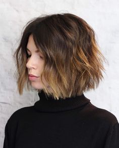 18 Most Popular Short Layered Bob Haircuts That are Easy to Style Modern Bob Haircut, Short Layered Bob, Balayage Straight Hair, Balayage Long Hair, Short Layered Bob Haircuts, Short Layered Bob Hairstyles, Modern Bob, Balayage Bob, Messy Bob Hairstyles