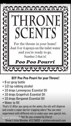 Poopouri Spray, Diy House Cleaners, Poo Pourri Recipe, House Cleaners, Poo Poo, Diy Essentials, Yl Essential Oils, Essential Oil Blends Recipes, Poo Pourri