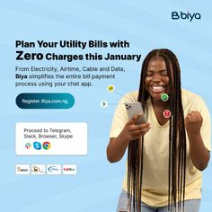 BRAND AND MARKETING DESIGNDon't let utility bills drain your wallet this January! With BiYA, you can plan and pay all your bills with zero charges – from electricity to airtime, cable, and data. 💸 Simplify your life and streamline your bill payments using the BIYA chat app.  Register now at BiYA.com.ng and take control of your finances today! 💡 #BiYA #UtilityBills #BillPayments #ZeroCharges #JanuarySavings #Convenience #StreamlineYourPayments #FinancialFreedom #SimplifyYourLife #ChatApp #EasyP Utility Bill, Church Design, Simplify Your Life, Chat App, Marketing Design, Financial Freedom