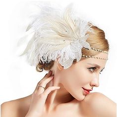 Season:All Seasons; Look After Me:Hand wash,Washable; Gender:Women's; What's in the box:Headwear; Types:Flapper Headband,Masquerade,Headpiece; Holiday:Masquerade,Carnival,Halloween; Style:Retro Vintage,Movie / TV Theme Costumes,1950s,1920s; Elasticity:Stretchy; Jewelry Type:Head Jewelry; Occasion:Festival,Party / Evening,Wedding Party,Prom,Cocktail Party; Material:Feather; Age Group:Adults',Teenager; Characters:Charleston,The Great Gatsby; Special Size:Normal; Clothing Waist:null Great Gatsby Headpiece, Gatsby Accessories, Flapper Hair, Flapper Accessories, Gatsby Headpiece, Flapper Headpiece, Gatsby Headband, 1920s Headpiece, Gatsby Costume