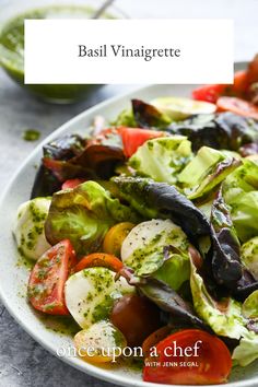 a white plate topped with lots of veggies