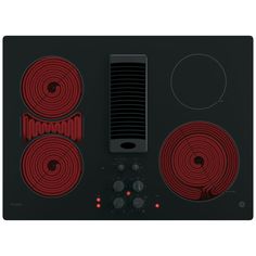 an electric cooktop with three burners and the price is $ 699 99