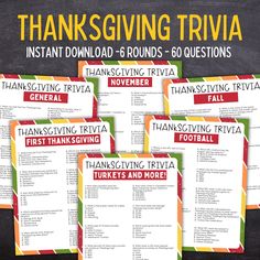 thanksgiving trivias for students to use in the classroom