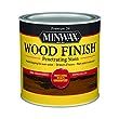 a can of wood finish on a white background