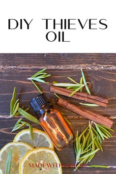 DIY-Thieves-Oil-Made-With-Graces Theives Oil Diy, Diy Thieves Oil, Theives Oil Recipe, Thieves Oil Recipe, Theives Oil, Diy Thieves, Essential Oil Spray Recipes, Thieves Oil