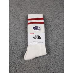 Brand New With Tags. Please See Photos For Details. Casual Red Socks For Streetwear, Sporty Red Cotton Socks, Casual Breathable Red Socks, Casual Red Breathable Socks, White Sporty Socks For Winter, White Sporty Winter Socks, White Sports Socks For Winter, White Winter Sports Socks, White Cotton Socks For Streetwear