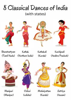 the 8 classical dances of india with states