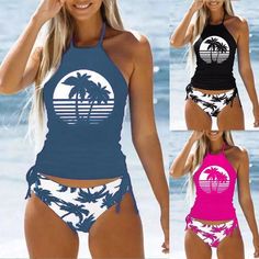 #ad Great shopping ideas for New Women Tankini halter Swimdress Swimsuit Beachwear Push Up Swimwear Plus Size, Women's Swimwear T-back Halter Top For Poolside And Beach Season, Tropical T-back Swimwear For Vacation, Summer T-back Swimwear For Beach Season, Halter Neck Swimwear For Vacation Pool, Halter Neck Swimwear For Pool Vacation, Halter Neck Swimwear For Sunbathing, Summer T-back Tankini For Beach Season, T-back Tankini For Poolside And Beach Season, Vacation Stretch Tankini For Beach Season