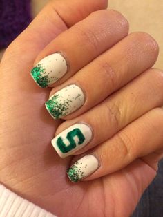 MSU Msu Nails, Hair Makeup, Nail Designs, Nail Art, Nails