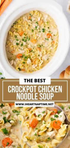 the best crockpot chicken noodle soup recipe