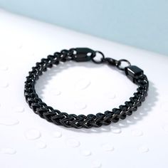 Weight: 25 gHeight: 6 mmMaterial: Stone Type: Jeulia® StonePlating Color: SilverBracelet Size: 220 mm Durable Black Stainless Steel Jewelry, Black Durable Bracelet Jewelry, Durable Black Bracelet Jewelry, Durable Black Braided Bracelets As Gift, Durable Black Braided Bracelet Gift, Durable Black Braided Bracelet As Gift, Durable Black Stainless Steel Chain Bracelet, Modern Black Cuban Link Bracelet, Adjustable Black Minimalist Chain Bracelet