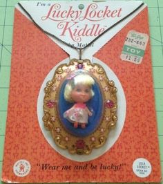 VINTAGE TOY ARCHIVE — MATTEL: 1966 Lucky Locket Kiddle (Liddle Kiddles) Liddle Kiddles, 1960s Toys, I Remember When, Happy Memories, Great Memories, Sweet Memories