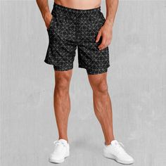 Description Specifications Tackle your day with these lightweight, feature-rich shorts. They consist of breathable, mesh over-shorts assuring comfort and inner compression shorts made from a high-stretch fabric that will always keep its shape. These shorts also include an inner sleeve pocket and two, side zip pockets to keep your belongings secure. This item is made to order. Please allow 5-10 business days before shipment. • Material (Outer): 100% polyester mesh • Material (Inner): 82% polyeste Black Bottoms With Built-in Shorts In Breathable Fabric, Athleisure Shorts With Breathable Mesh, Breathable Mesh Nylon Training Shorts, Athleisure Bottoms With Breathable Mesh In Short Length, Breathable Mesh Nylon Shorts For Training, Nylon Breathable Mesh Shorts For Training, Breathable Mesh Workout Bottoms Short Length, Breathable Mesh Workout Bottoms, Black Boxer Briefs For Summer Workout