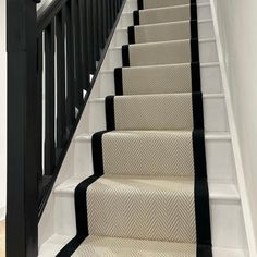 Royale Stair Runner Striped Stair Runner, Stair Runner Installation, Hard Wearing Carpet, Neutral Carpet, Stair Rods, Chevron Carpet, Herringbone Floor, Grey Herringbone, Engineered Flooring