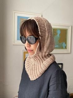 This knitted hoody balaclava is made with merino wool which is soft, warm, cozy, and no itchy at all. Hand-dyed yarns have subtle variations in colors that are natural.  There may be differences between pictures shown and the scarf you receive.  Whole height: 17 inches (43 cm) Neck height  : 7 inches (18 cm) Hood height : 10 inches (25 cm) Neck circumference : 18 inches (46 cm) Face line circumference : 20 inches (52 cm) 100% merino wool Hand washable with room temperature water No tumble dry, F Cozy Hand Knitted One-size Balaclava, Casual Knitted Balaclava One Size, Casual Knitted One-size Balaclava, Casual Knit Balaclava One Size, Casual One-size Knit Balaclava, Casual Warm Balaclava One Size, Casual Full Face Balaclava For Fall, One Size Hooded Balaclava For Fall, Cozy Hand Knitted Balaclava For Outdoor